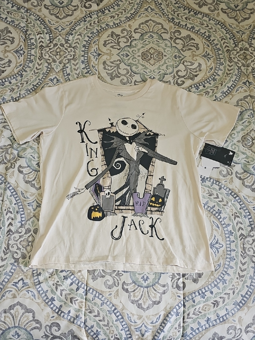 King Jack Graphic Kids T-Shirt - Cream